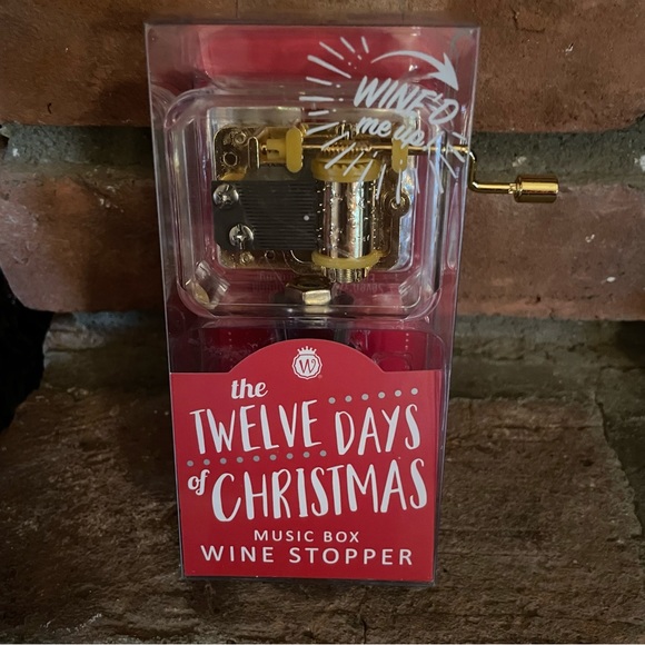 ⭐️FWP Wine Stopper 🎶 The Twelve Days of Christmas 🎶🎄- musical - Picture 9 of 9
